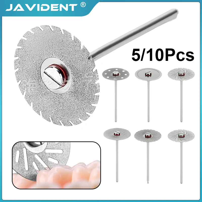 5/10Pcs Dental Lab Polishing Discs Extra-thin Double Side Coating Disk Dentist Rotary Cutting Tool for Polisher Machine