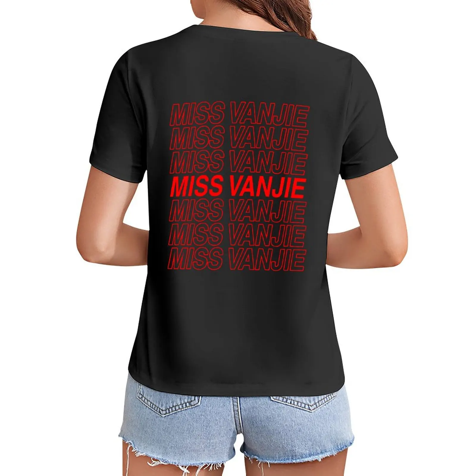 

Miss Vanjie Shirt, RuPaul's Drag Race shirt, Vanjie TShirts T-Shirt summer tops Short sleeve tee summer top Women's tee shirt