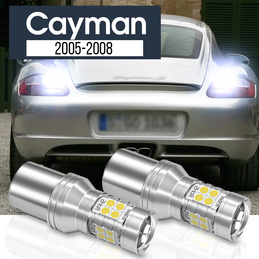 

2pcs LED Backup Light Reverse Lamp Blub Canbus Accessories For Porsche Cayman 2005 2006 2007 2008