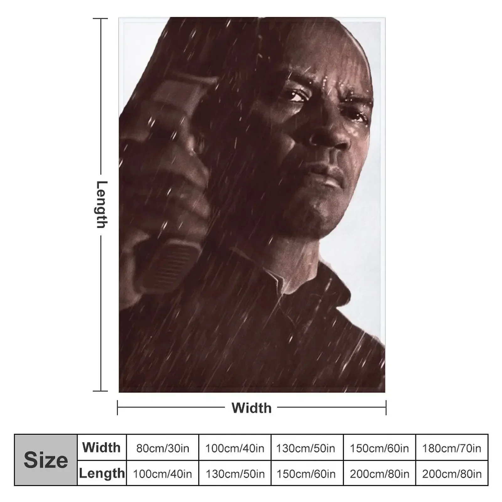 The Equalizer Throw Blanket Designers Retros cosplay anime Multi-Purpose Sofas Blankets Sofas Of Decoration Blankets