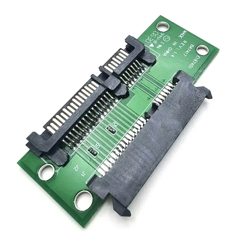 SATA Data Power Extension Interface SATA Male to Female Conversion Card 22Pin 7+15 Extended Laptop Hard Drive Adapter Card