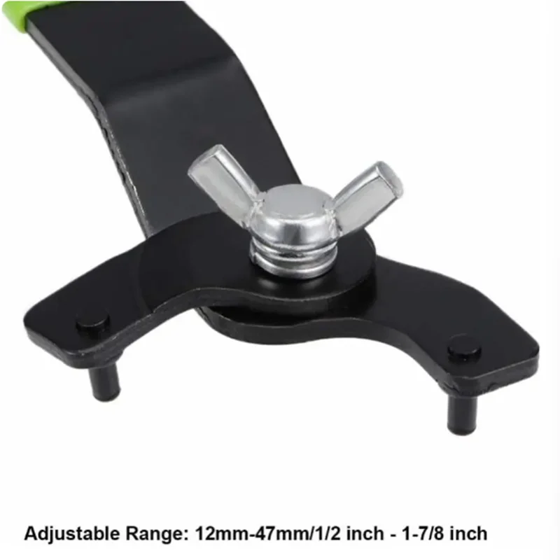 1 STÜCK Professioneller Winkelschleifer Schraubenschlüssel Einstellbar 12 47mm Kontermutter Schlüsselstift Schraubenschlüssel Griff Trimmen Schneidemaschine Pin W – Detail 3