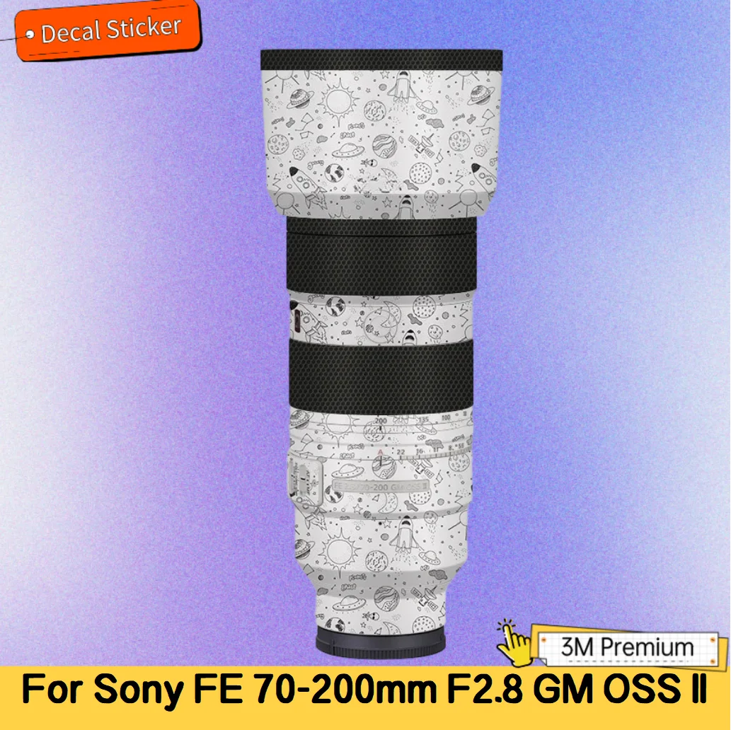 For SONY FE 70-200mm F2.8 GM OSS II Lens Sticker Protective Skin Decal Vinyl Wrap Film Anti-Scratch Protector Coat