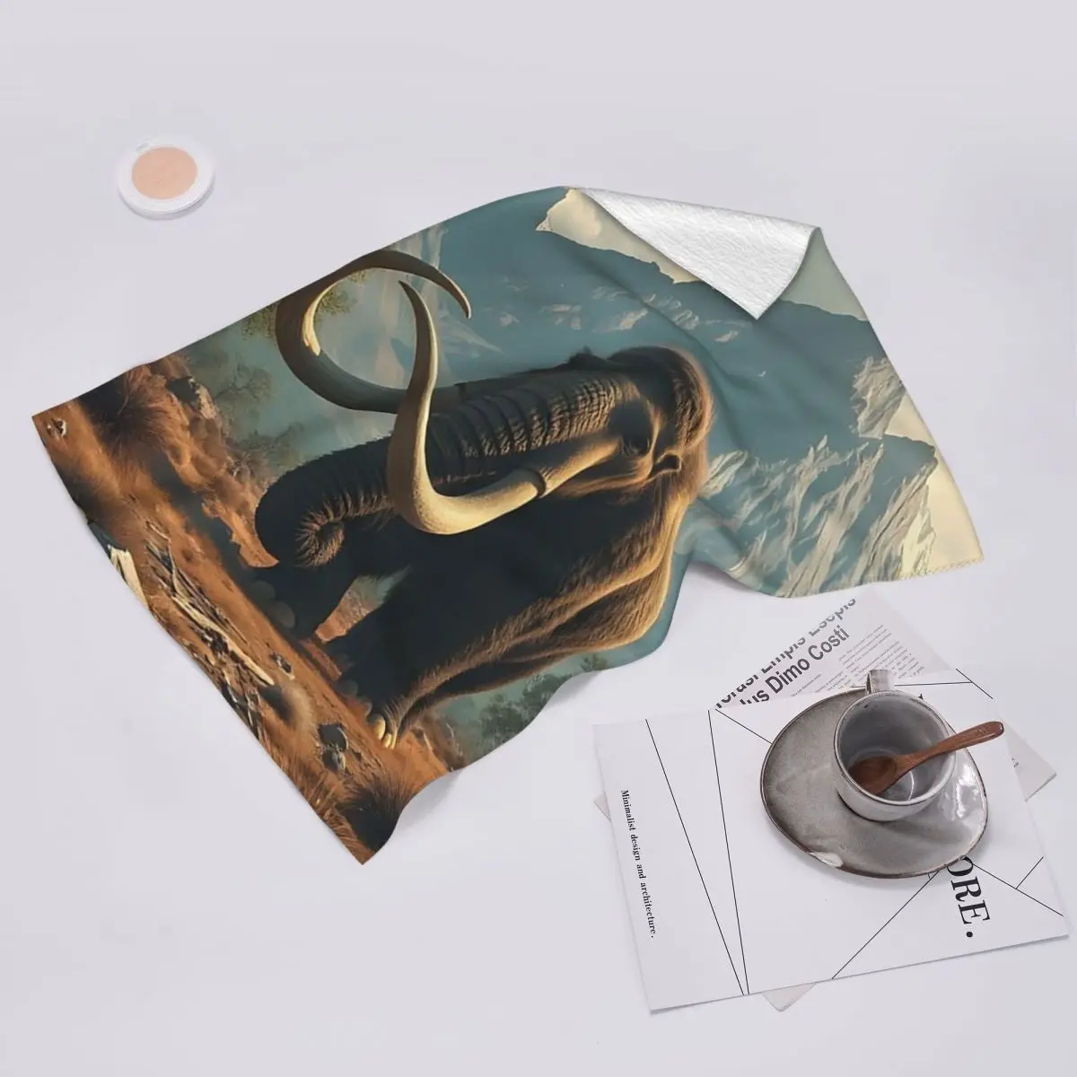 

Мягкое полотенце для лица с доисторическим зверем на заказ, быстросохнущее хлопковое полотенце для ванны в бассейне, впитывающее