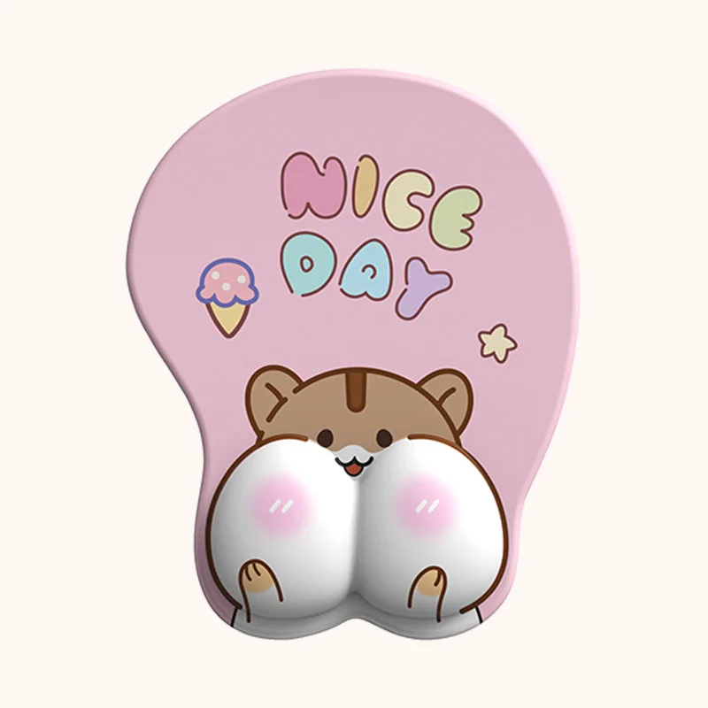 Ergonomic 3D Mouse Pad with Gel Wrist Support product image