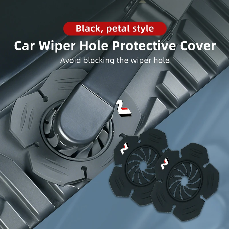 Soft Silicone Car Wiper Hole Protective Cover Car Accessories For Hyundai I30 I20 IX35 I40 Tucson Getz Veloster Kona Elantra