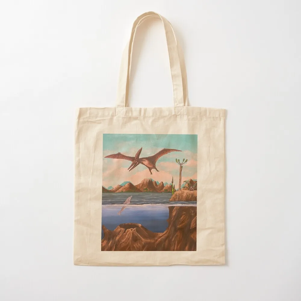 

Pteranodon Pond Tote Bag sacs de shopping woman shopping bag reusable grocery bags