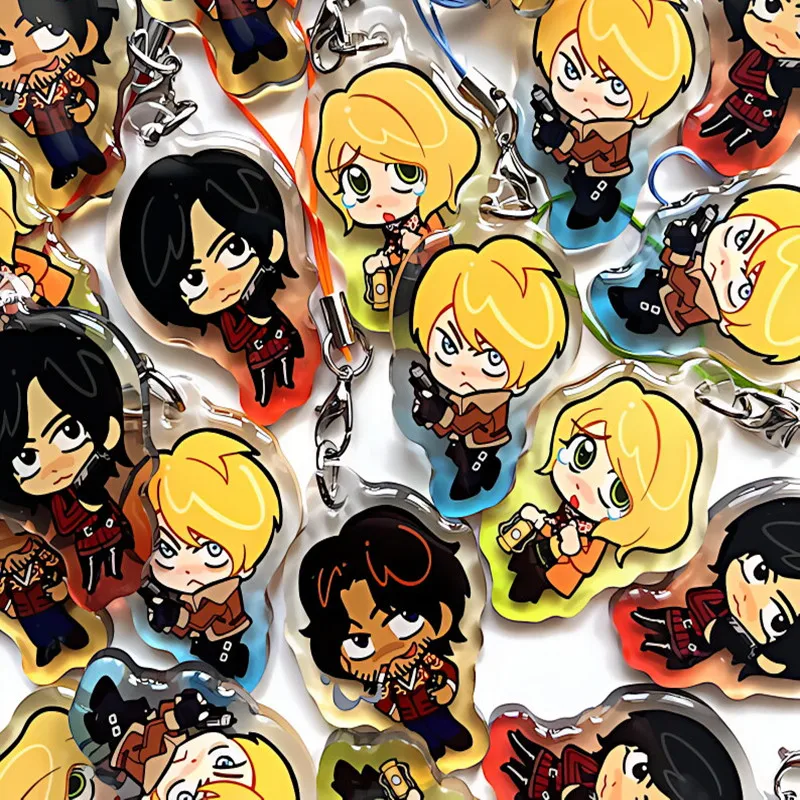 Horror-Themed Evil Game Inspired Phone Charms - Stylish Monster Style Acrylic Pendant for Fans