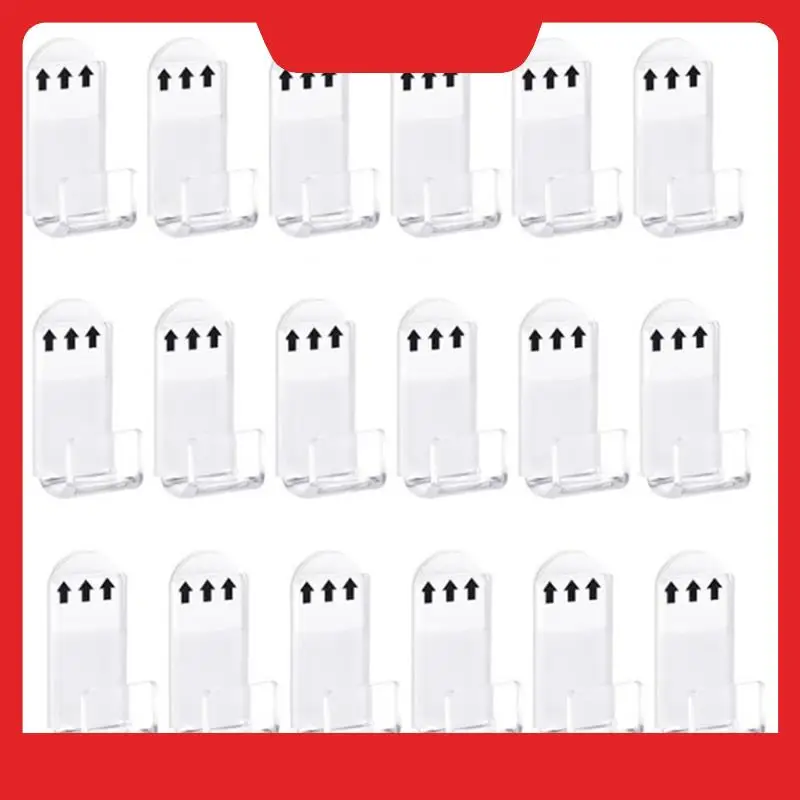 18Pcs Records Holder Acrylic Wall Mount Album Disc Show Rack Clear Vinyl Display No Drill Storage Floating Shelf
