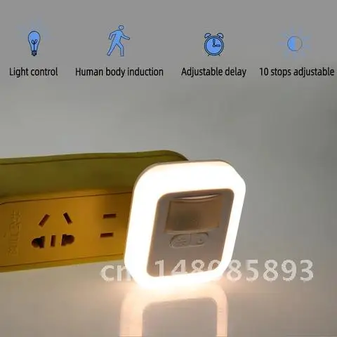 

Motion Sensor Smart Light LED Night Lights Bedroom Decor Lamp Wall Lights For Home Staircase Closet Aisle Decorative Night Lamp