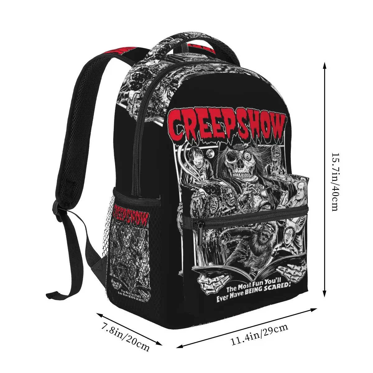 Creepshow Billy 1982 Horror Film Cookie Crypt Cereal Basic Backpack Hot Sale Daypack Children BookBag School Bag Shoulder Bags