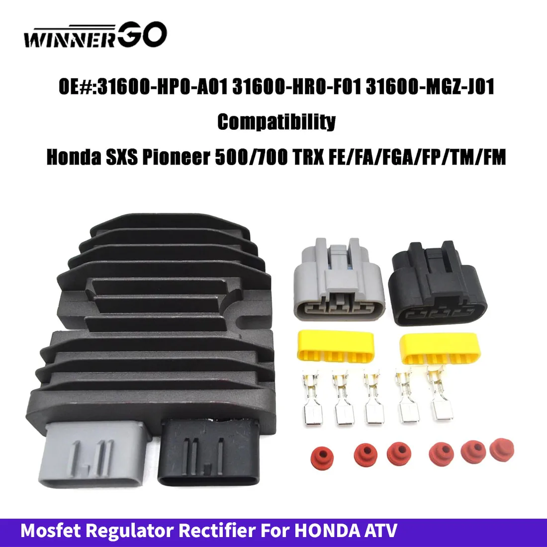 ATV Voltage Regulator Rectifier For Honda 31600-HP0-A01 Foreman 500 Rubicon 650 680 TRX650FA TRX680FA TRX680FGA TRX500FA TRX500