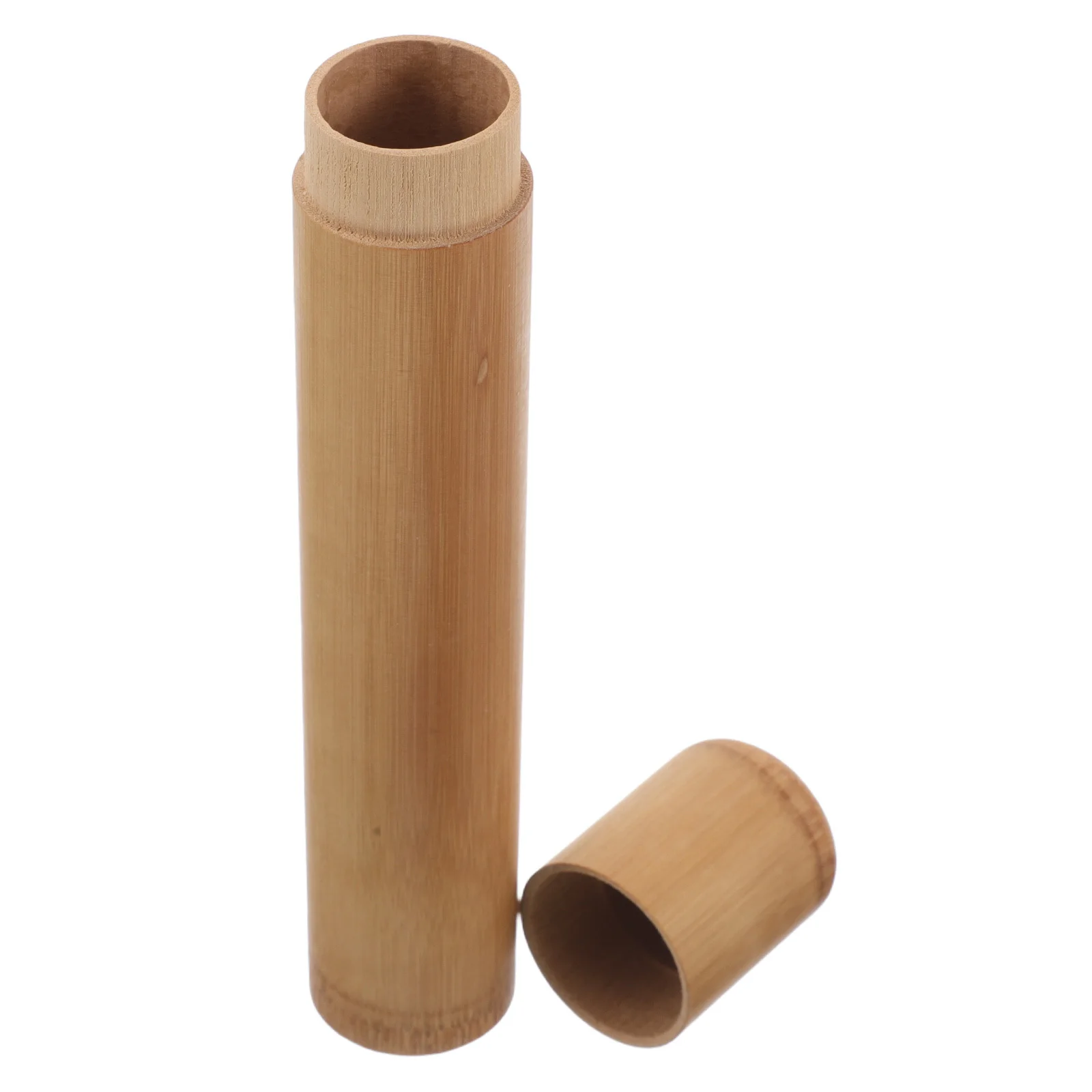 

Travel Accessories Cigar Accessory Bamboo Humidor Case Tube Beige Storage Tubes