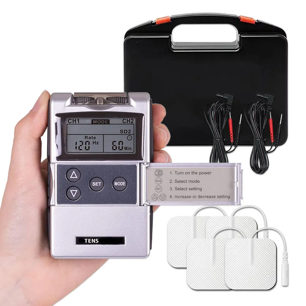 وحدة عشرات محفز العضلات الكهربائية EMS جهاز العلاج بالتدليك ميريديان العلاج الطبيعي عشرات التردد المنخفض نبض الجسم مدلك