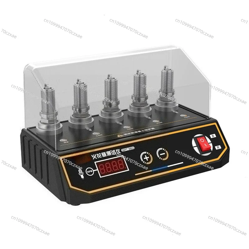 Spark Plug Ignition Tester High Voltage Flashover Test Bench for Car Motorcycle Fire Plug Detection