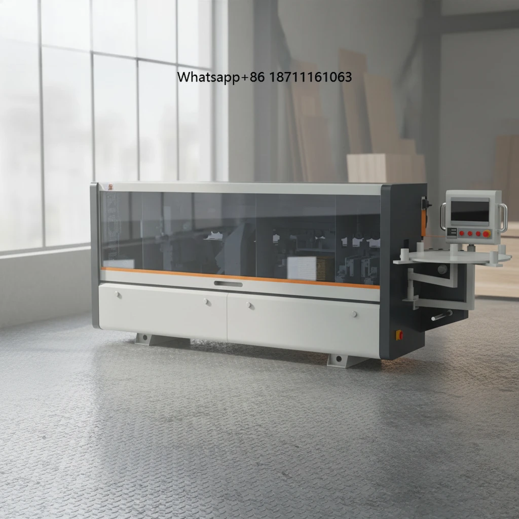 Manufacturers 5 Function Gluing Melamine Edge Bander Woodworking Auto Edge Banding Machine for Cupboards