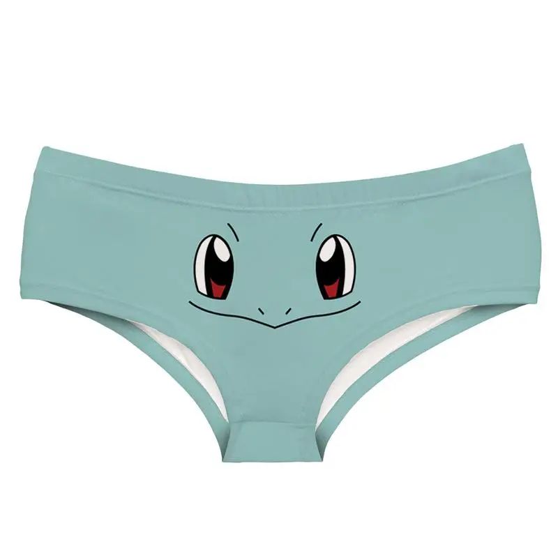 Pokemon Briefs Anime Pikachu women Panties Cartoon Cotton Teenager Briefs Kawaii Cosplay Male Underwear Gifts Soft Breathable