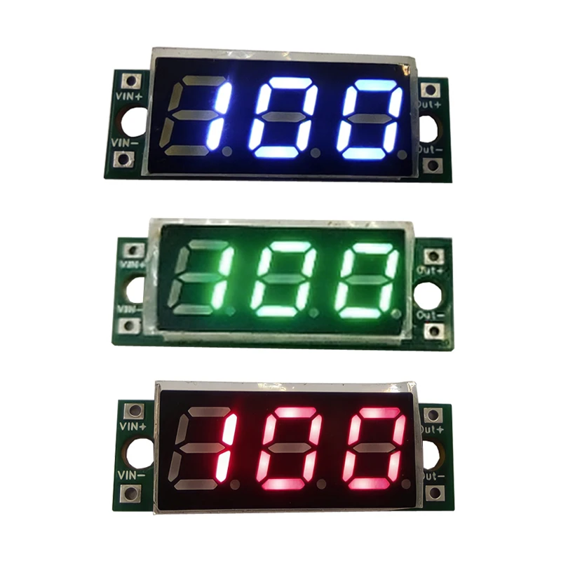 2PCS 1-4S 4.2V Battery Percentage Display Module Digital Tube Power Indicator with Under-Voltage Protection for DIY RC Models