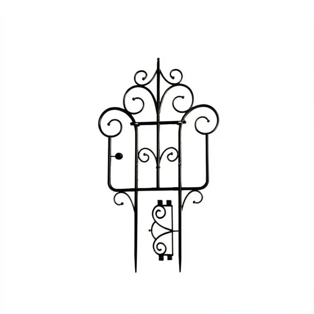 European Decorative Garden Fence Plastic Edging For Flower Bed Courtyard Balcony Landscape Iron Effect Border Panel