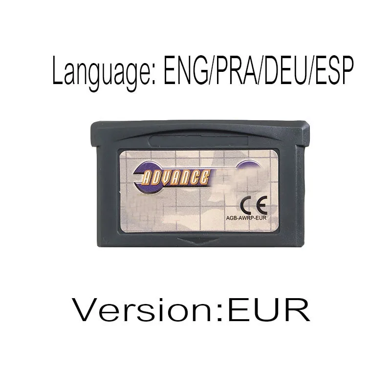 

Игровой картридж EUR для 32-битной видеоигровой консоли: Advance Wars (комбинированный картридж с поддержкой языков ENG/PRA/DEU/ESP)