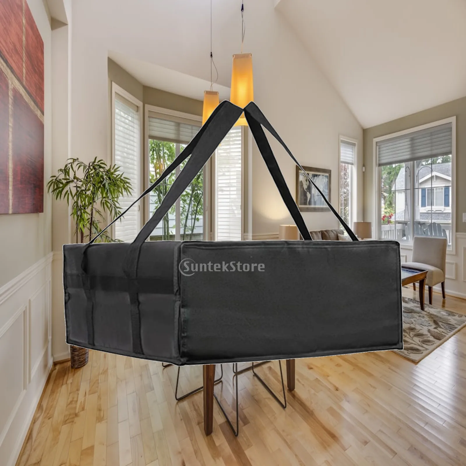 Insulated Food Delivery Bag Pizza Carrier Thermal Case Heat Retention Backpack Waterproof Nonwoven for Restaurant