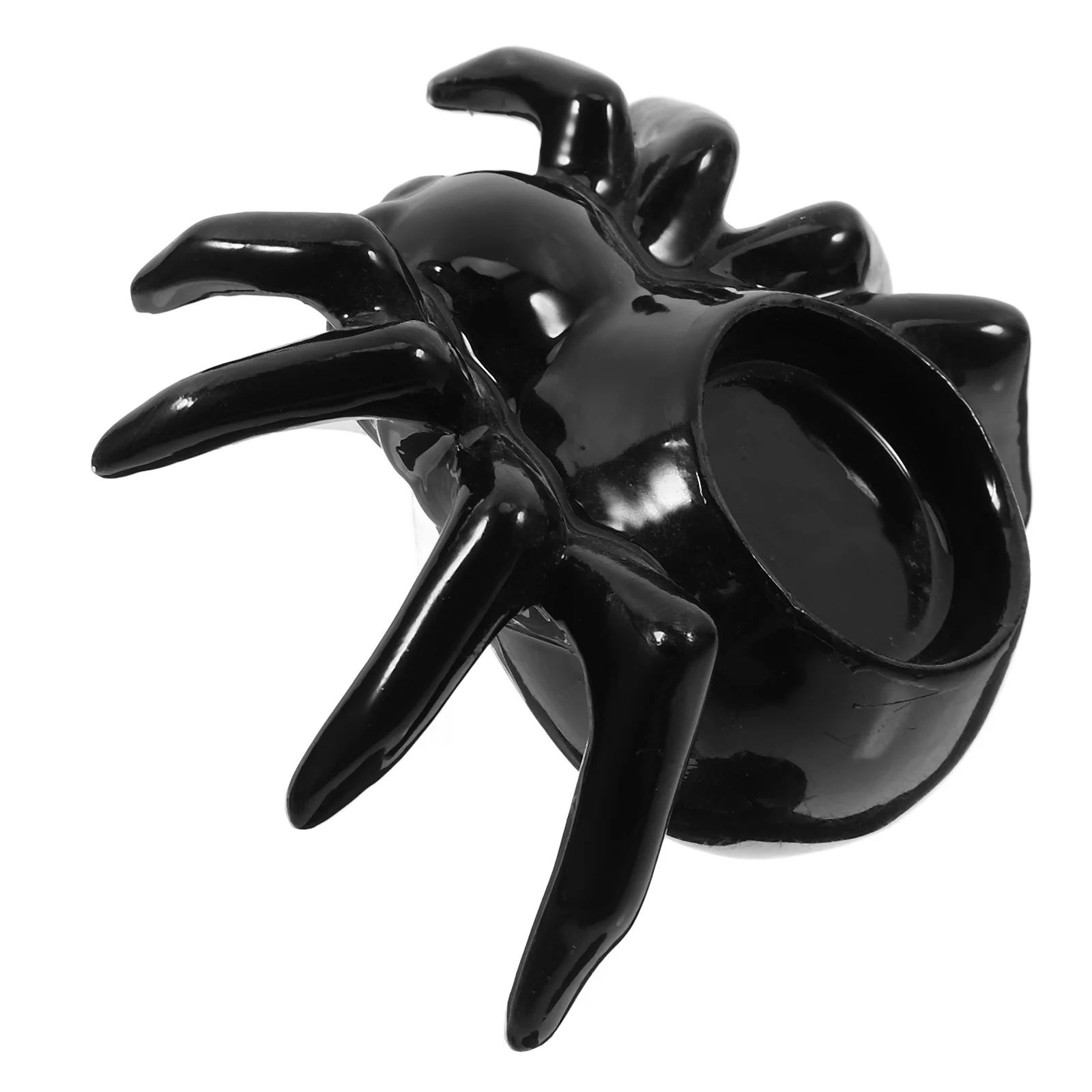 

Halloween Ceramic Spider Holder Spooky Table Centerpiece Home Decor Halloween Holder Candlesticks Holders