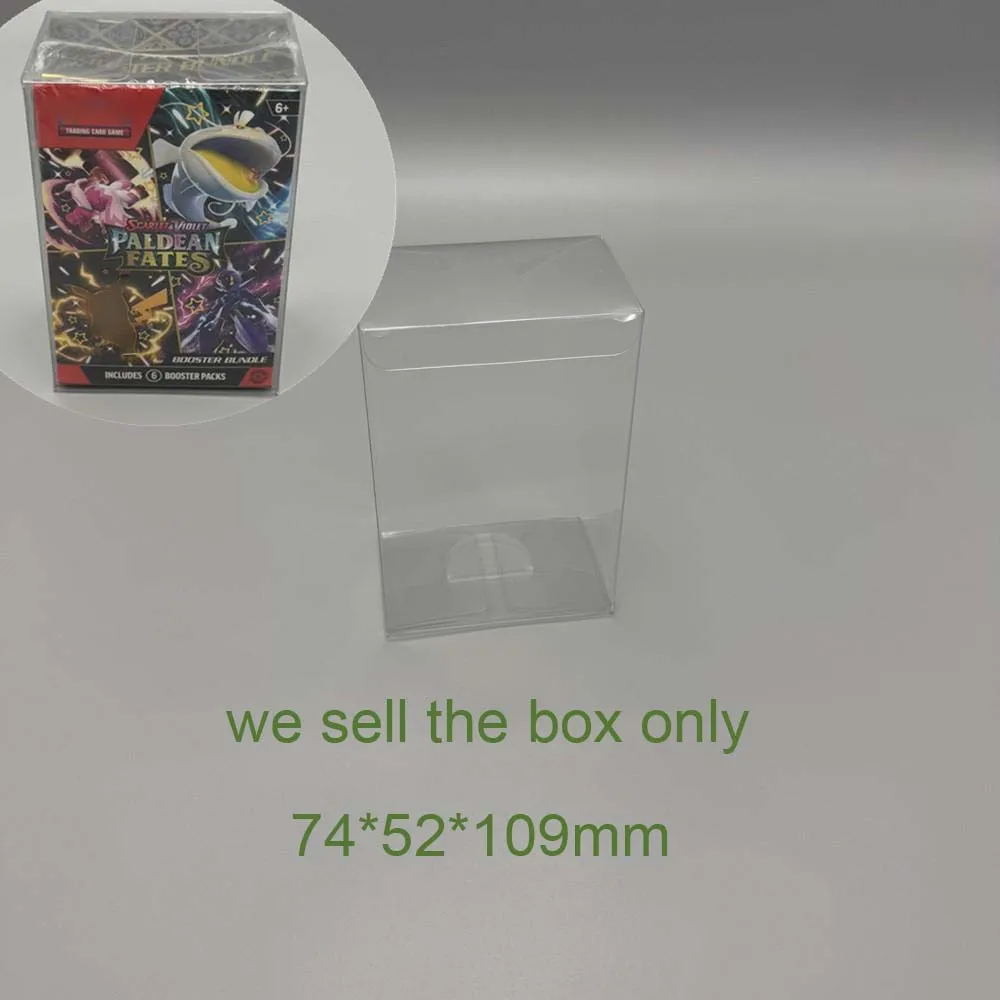 High Quality Protective Case Fit for US PTCG Pokémon SV8 Surging Spraks SV4.5 Box - Collector's Choice