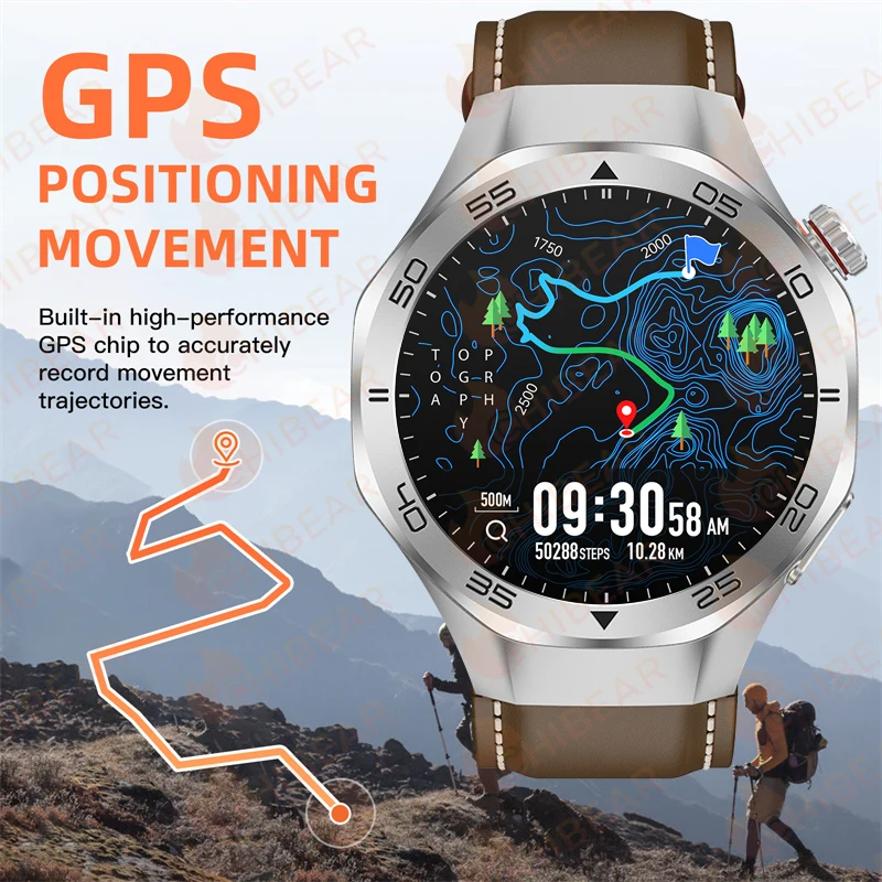 pour-huawei-montre-intelligente-bt-appel-gps-positionnement-boussole-lumiere-led-530mah-grande-batterie-sport-de-plein-air-sante-tracker-smartwatch