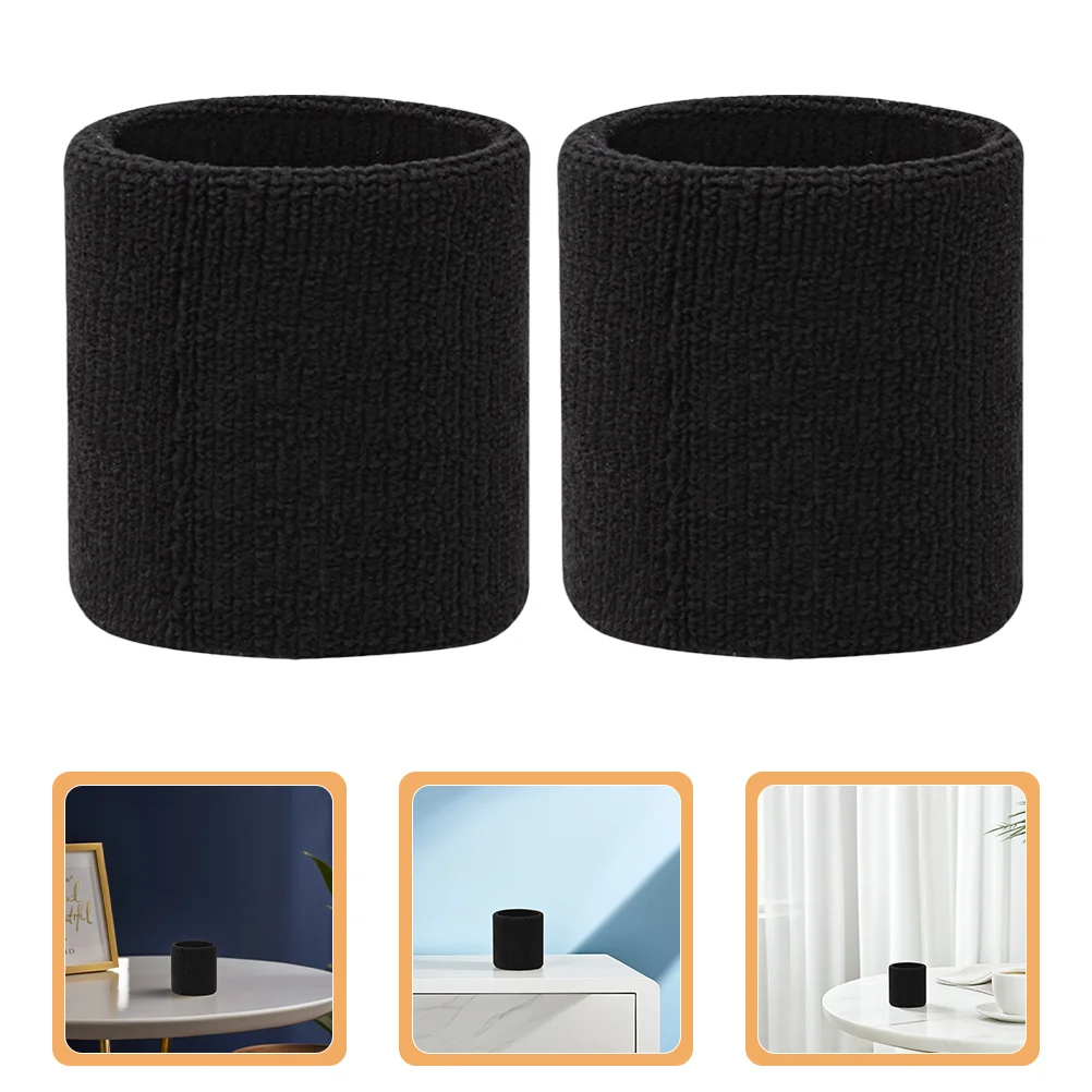 

4Pcs Breathable Elastic Sports Wristbands Sweat-Absorbing Hand Support Protector for Running Cycling Fitness Comfortable Cotton