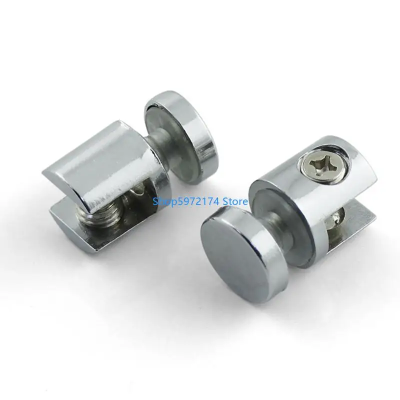 Y3NB Adjustable Shelves Corner Bracket Glass Clamp Holder Bracket for 10-12mm Thick