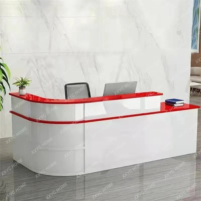 A  Checkout page Painting company Reception desk Clothing milk tea shop Corner cabinet