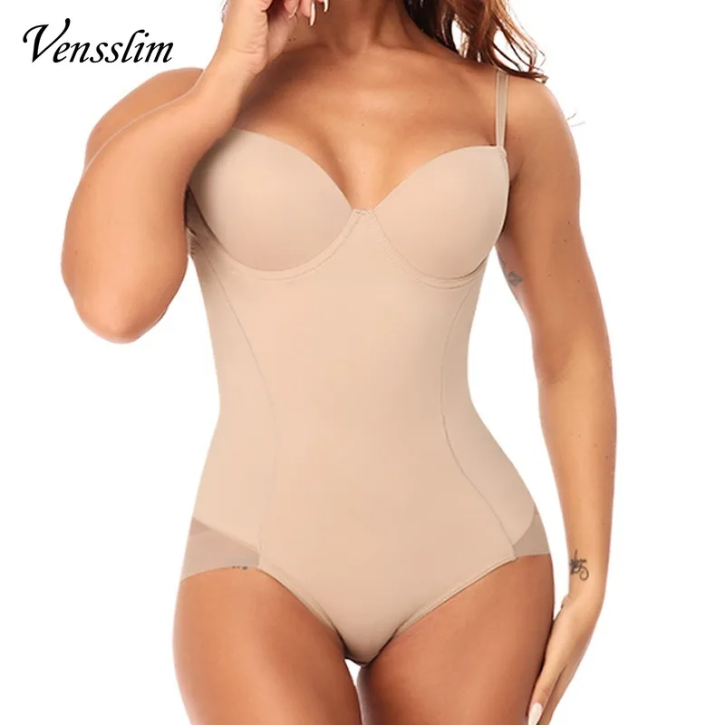 Vensslim Women Waist Trainer Shapewear Slimming Full Body Shaper Push Up Seamless Bodysuits Tummy Control Butt Lifter Underwear