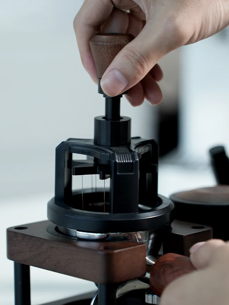 HiBREW Rotary 58 mm Espressorrührer Siebträger Verteiler Werkzeug Nadelverteiler magnetisch für Kaffeemaschine H10A H13 G5