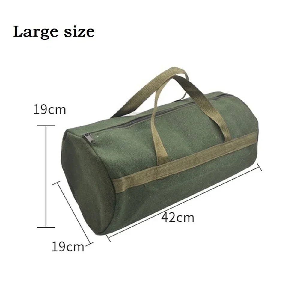 

Storage Bag Tool Bag 1Pcs Canvas Drill Bit Electrician Tool Green Multi-function Portable Screws Nails High Quality