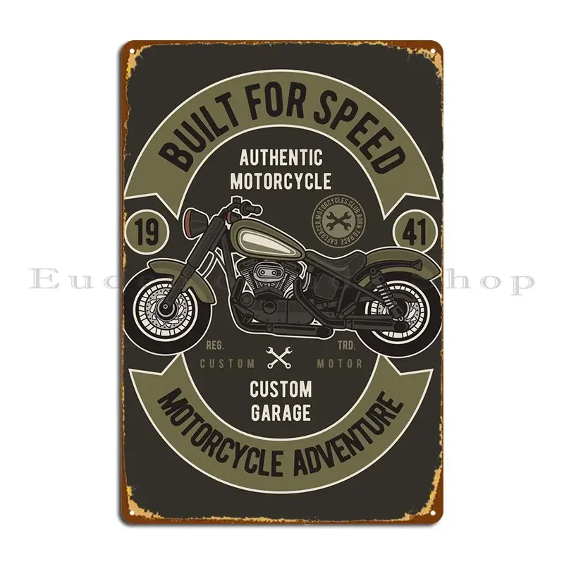 Retro Illustration 116 Metal Plaque Poster Decoration Party Garage Wall Cave Customized Tin Sign Poster