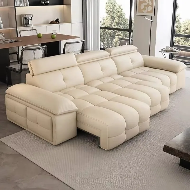 

Beige Nordic Electric Recliner Sofa Modern Luxury Lounges Electric Recliner Sofa Recliner Lounges Divano Soggiorno Furniture