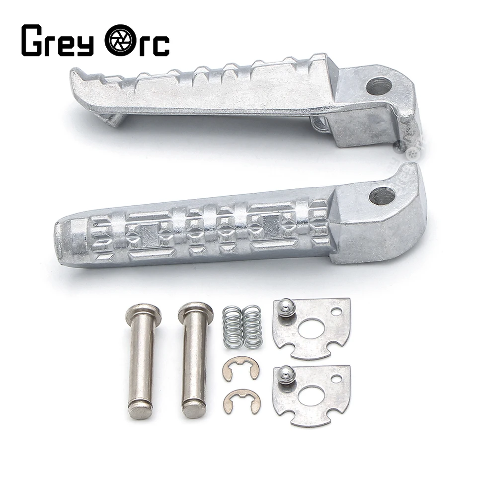 Repose-pieds de moto EVGATSAUTO, 1 paire de repose-pieds avant de moto en aluminium pour ZX-6R ZX-9R ZX-10R Z750 Z750S Z1000 ZX636 650R