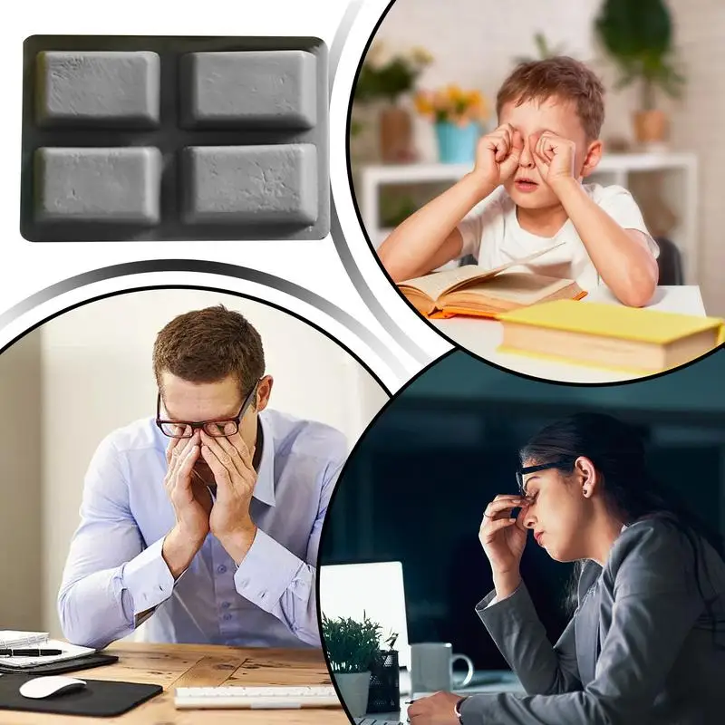 Sensory Squeeze ของเล่น Soft Sensory ของเล่นแบบพกพา Fidget Artifact ช็อกโกแลตรูปร่างหยิกความเครียด Reliever สําหรับเด็กผู้ใหญ่