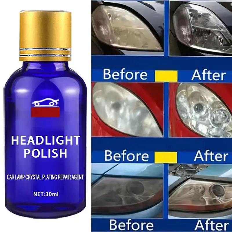 

Head Light Lens Repair Car Headlight Restoration Polishing Kits Headlamp Repair Kits Car Light Polisher Cleaning Paste Liquid