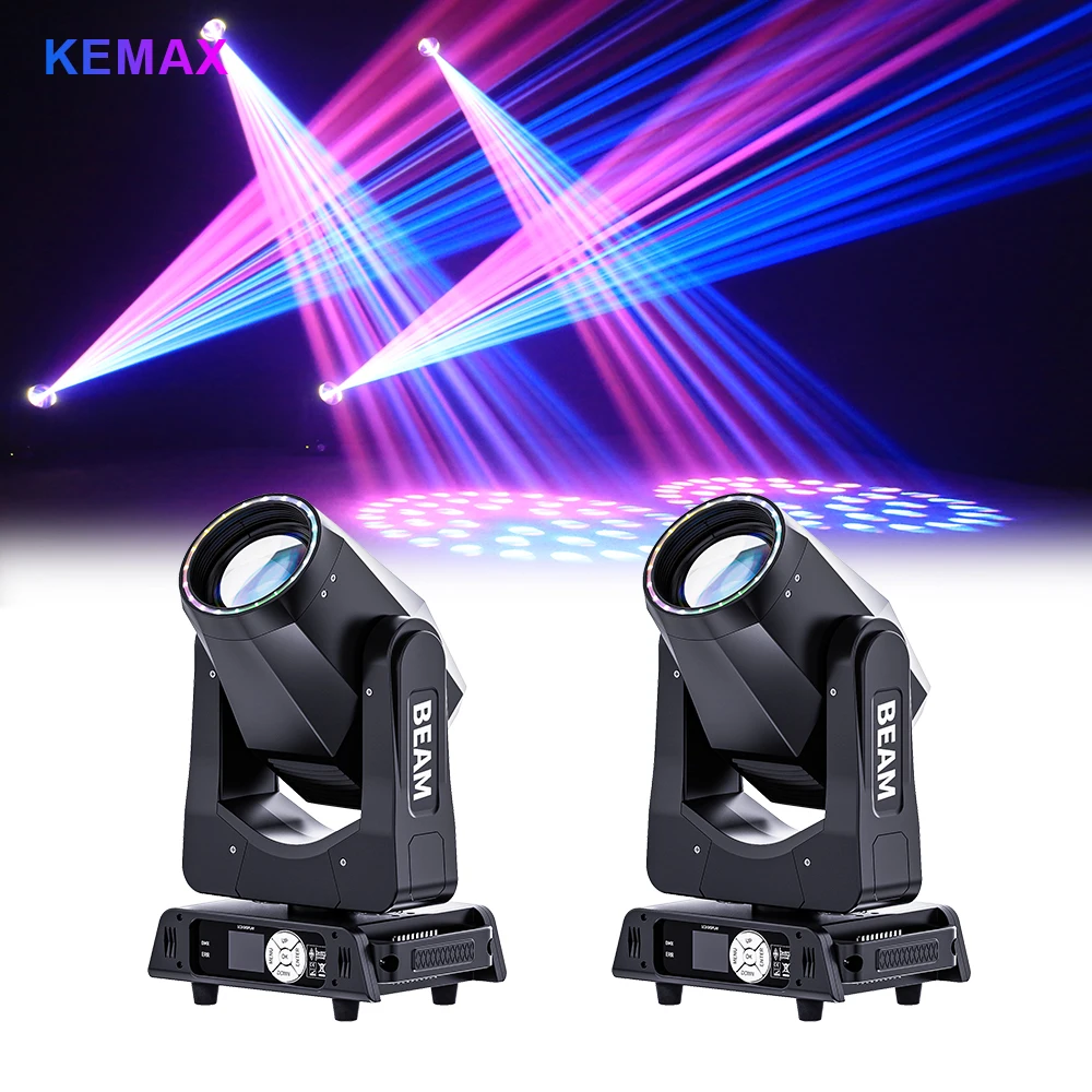 ไฟดิสโก้แบบเคลื่อนที่ 2 ชิ้น 450 วัตต์ ครึ่งสี DMX512 บีม สโตรบ โกโบ ชาร์ปปี้ สปอตไลท์ สำหรับเวที ดีเจ งานอีเว้นท์ ไนต์คลับ ปาร์ตี้ งานแต่งงาน