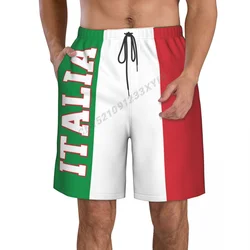 Summer Men's Italian National Italy Flag Italia Fans (1) Beach Pants Shorts Surfing M-2XL Polyester Swimwear Running