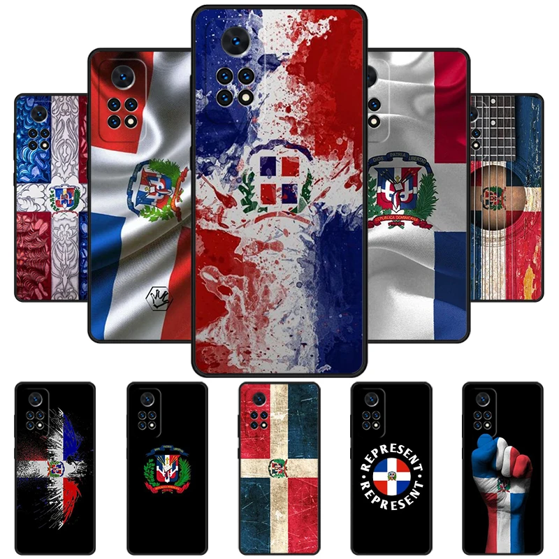 Dominican Republic Flag Phone Case For Redmi Note 11 EPro 11S 10 10T 9S Promax 8 Pro Xiaomi Mi 10 11 12X 12S Ultra Cover