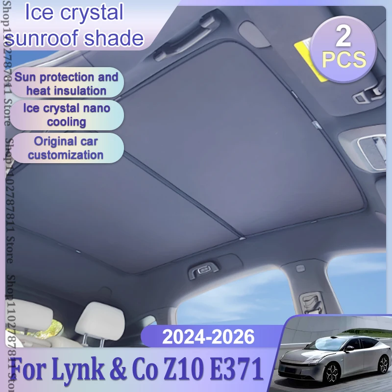 per-lynk-co-z10-e371-2024-2025-2026-aggiornamento-auto-ghiaccio-cristallo-tetto-apribile-parasole-tetto-diviso-tende-da-sole-tetto-di-vetro-anteriore-parti-posteriori