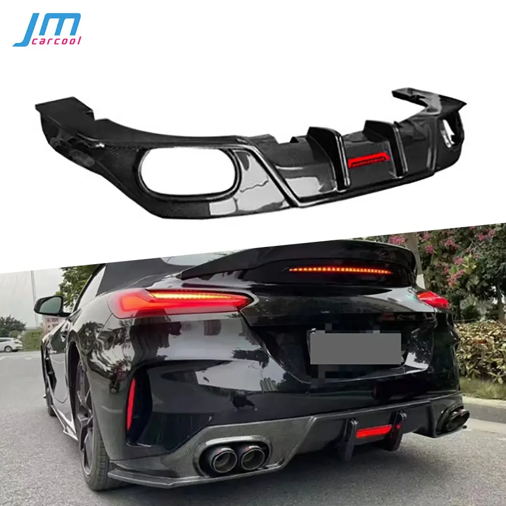 Heckdiffusor-Spoiler aus Trockenkohlefaser mit Licht für BMW Z4 G29 2019 2020 2021 FRP Heckdiffusor-Spoiler