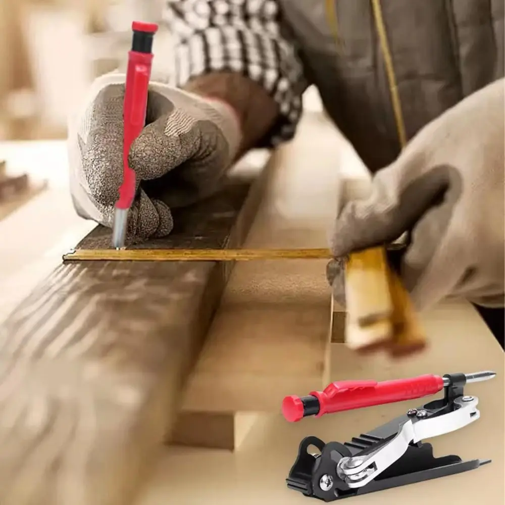 

Aluminium Alloy Scribing Ruler Adjustable Multifunctional Contour Gauge Anti-Deformation Deep Holes Woodworking Compass