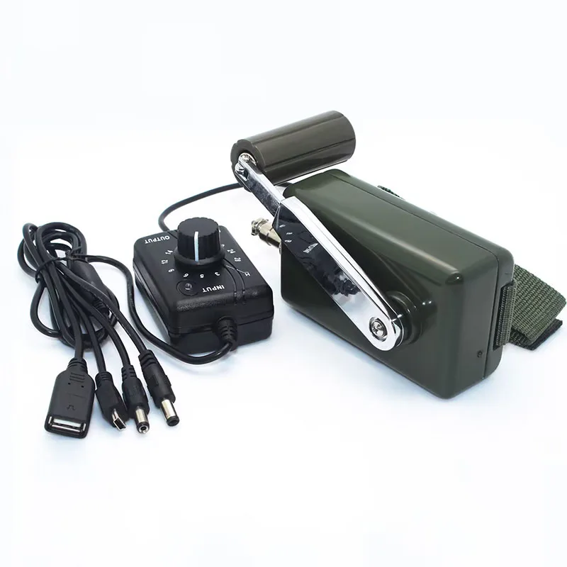 

0-28V 30W Hand Crank Generator High-Power Outdoor Professional Emergency Mobile Phone Computer Charger Portable