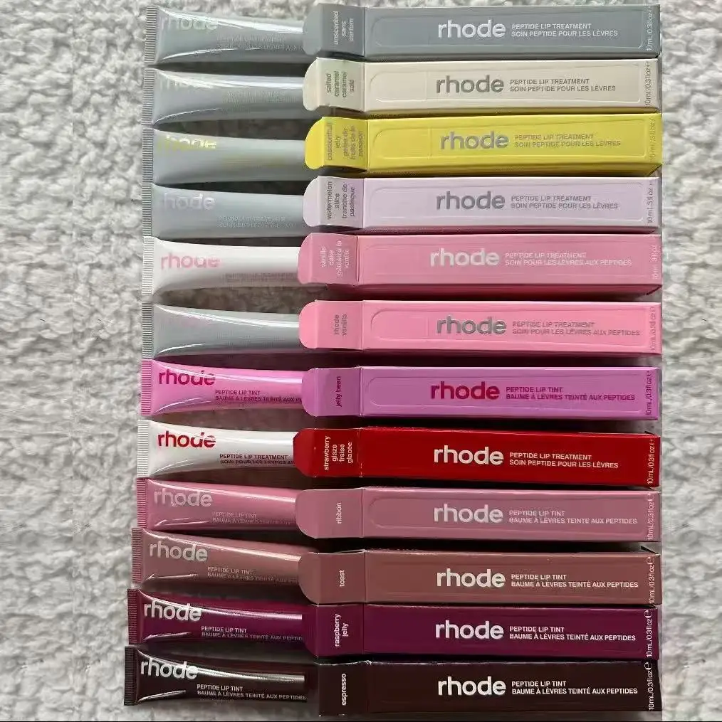 Rhode Rhode Peptide Lip Tint by Hailey Bieber, Tinted Lip Gloss Moisturizing Lip Balm Lip Jelly, In Stock All Shades - Aliexpress Deal