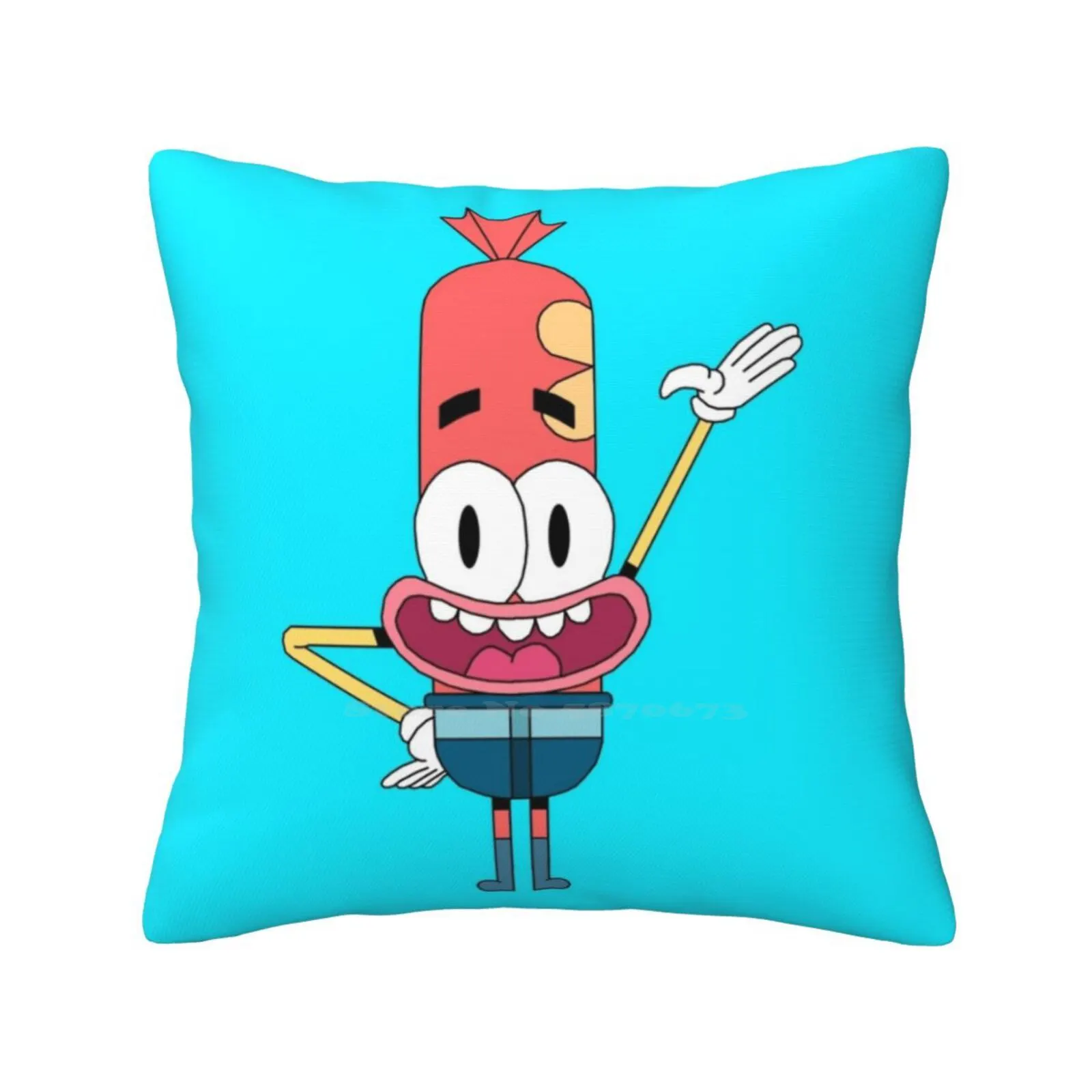 Cute Funny Happy Cartoon Character Home Sofa Car Cushion Cover Pillowcase Pinky Malinky 80s Pinky Malinky 90s Pinky Malinky Hot