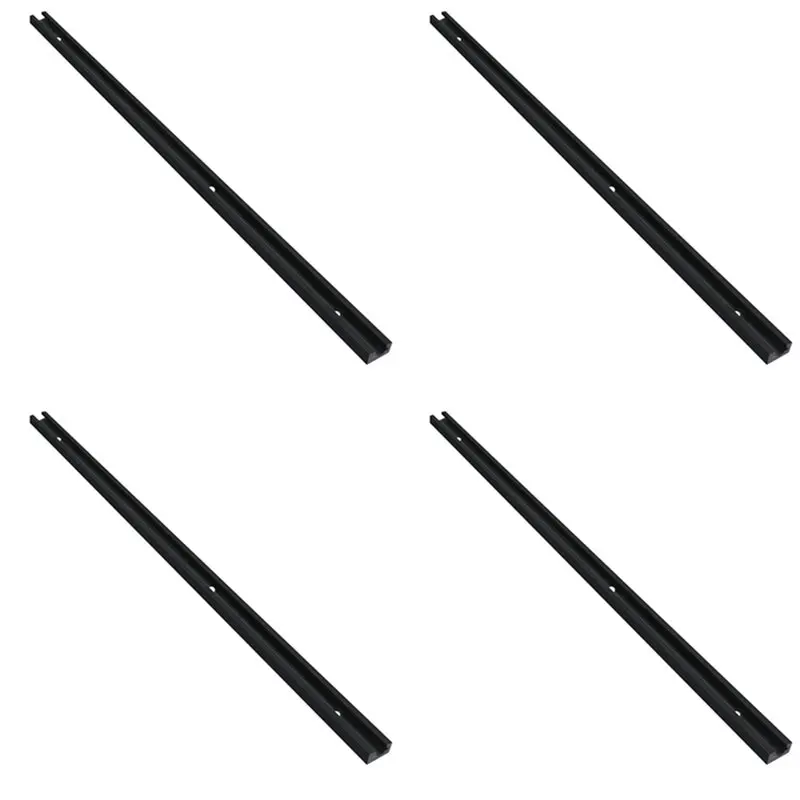 AA19 4X T Track Woodworking T-Slot Slide Track Miter Aluminium T-Track,19X9.5Mm T-Slot Miter Track Jig T Screw Fixture Slot