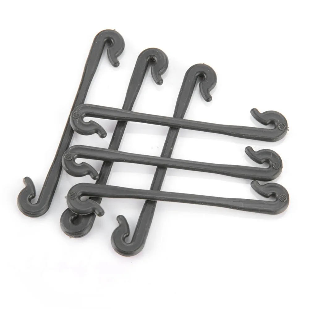 300PCS Black Grape Grafting Clips Plastic Raspberry Canes Support Vine Fixing Clamps Compact Stem Clips Holder